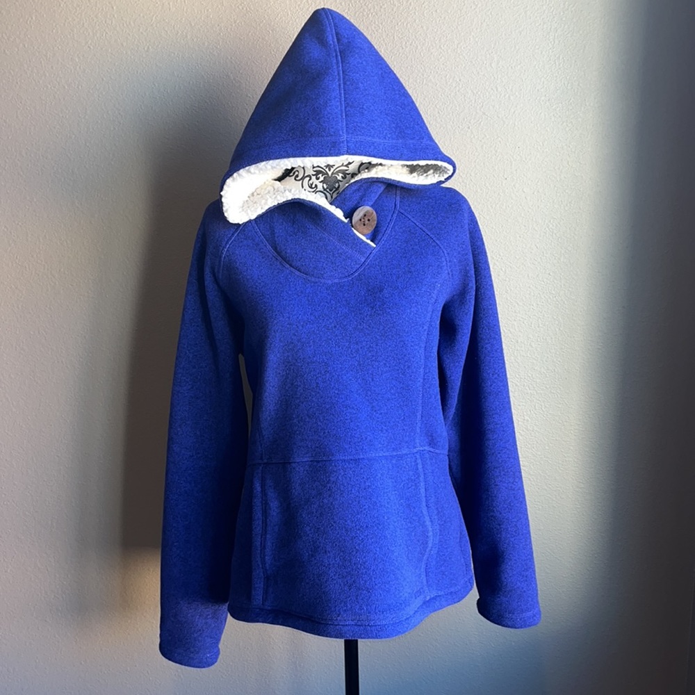 Köppen Blue Fleece-Lined Hoodie